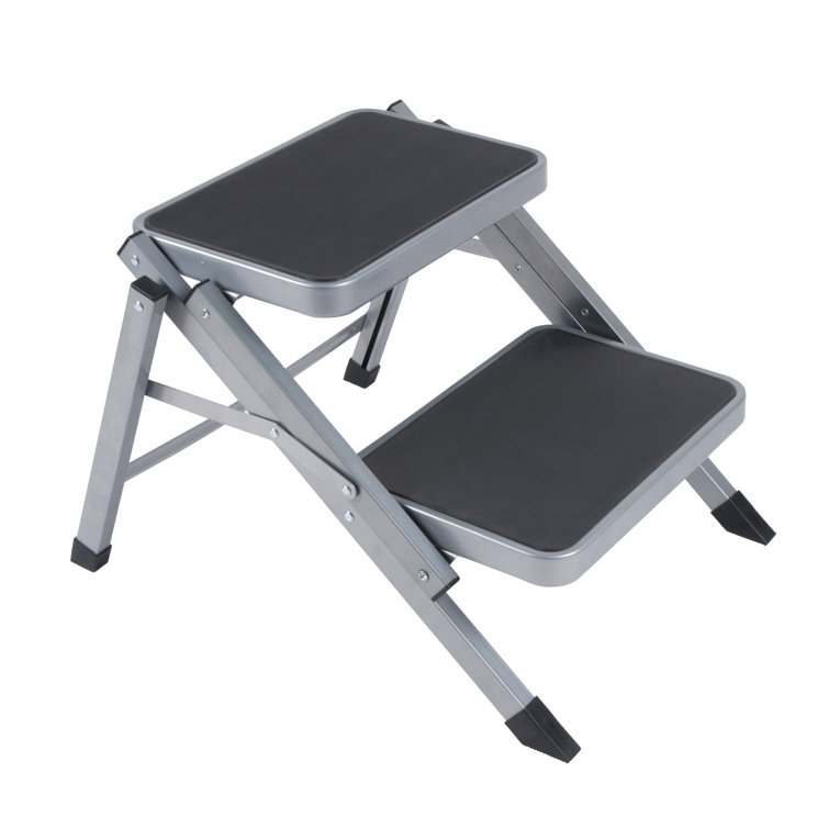 Symple Stuff Crim Collapsible 2Step Steel Step Stool with 150kg Load